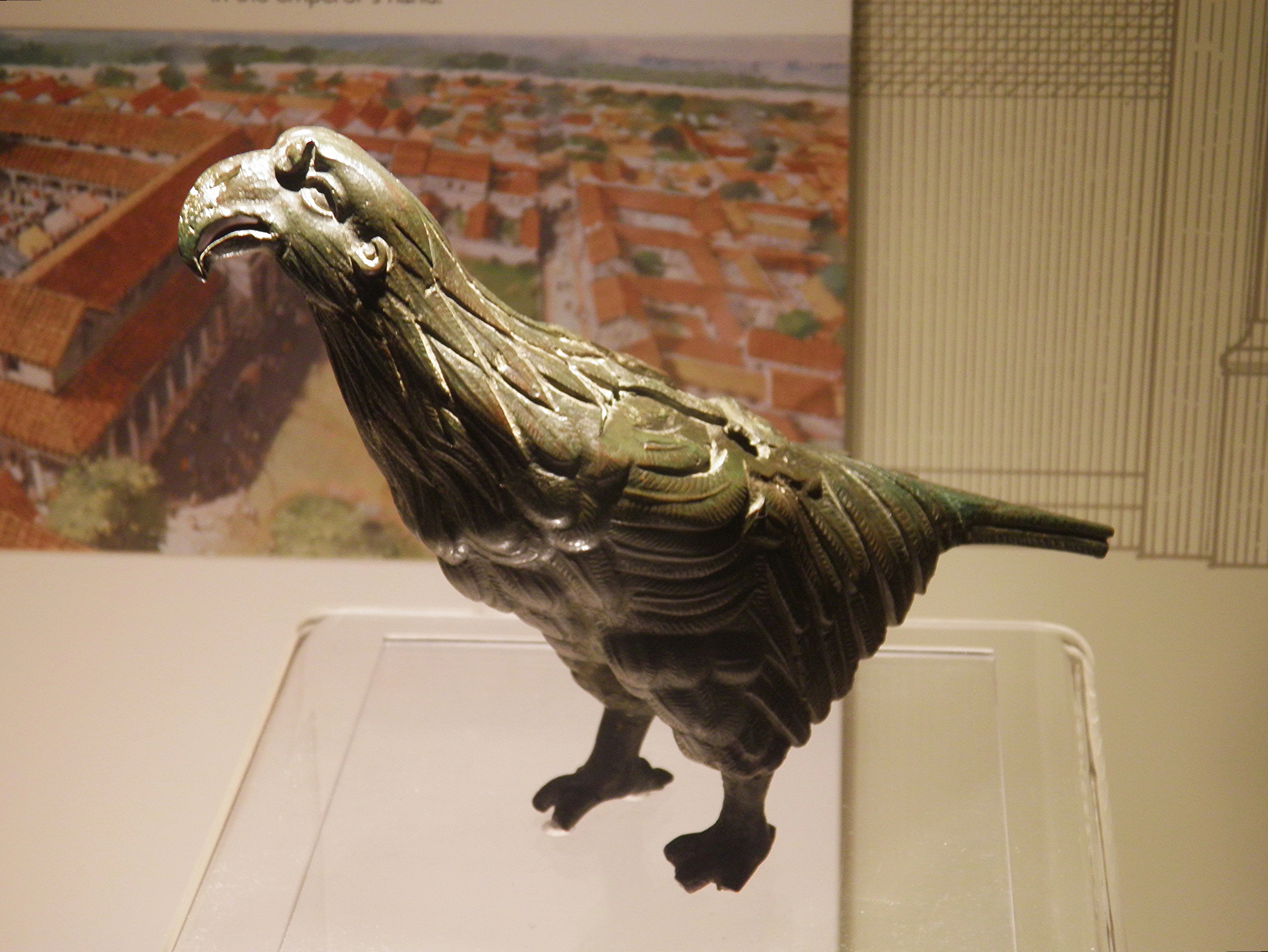 The Silchester eagle of the Roman Ninth Legion