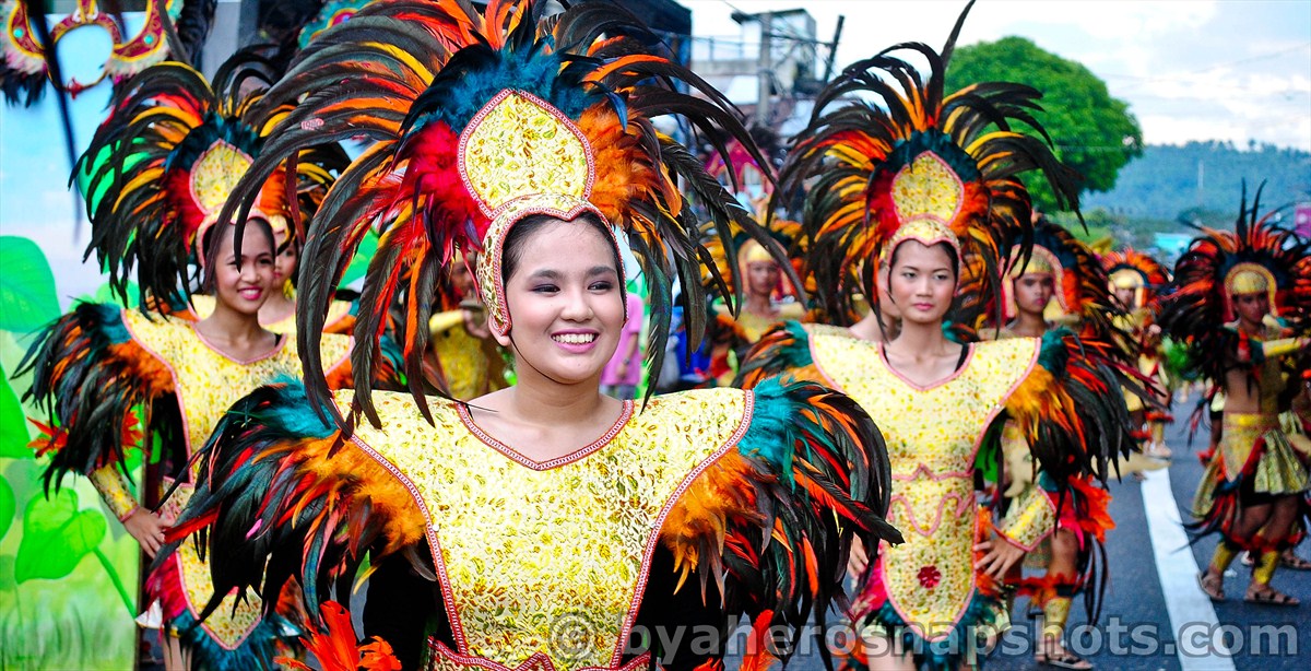 Costumes from the Ibalong Festival in the Phillipines