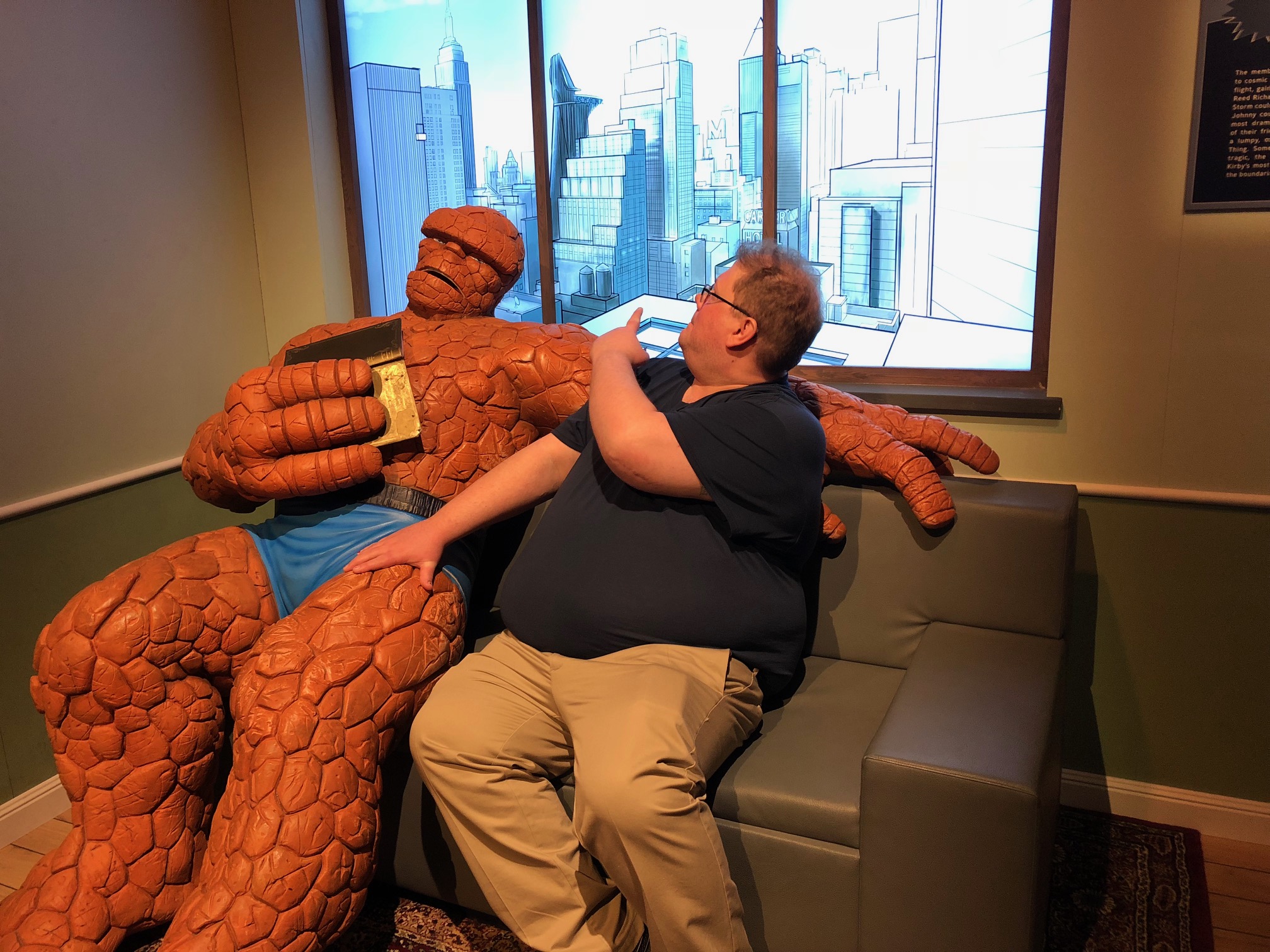 Jeremy with Ben Grimm