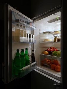 Open refrigerator