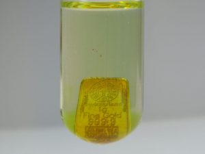 Dissolution of gold in aqua regia