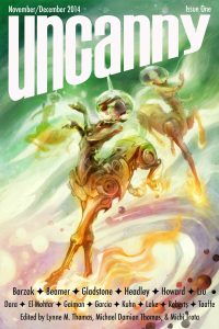 Cover art for Uncanny Magazine issue 1