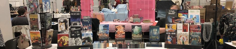 Photo of a table at GeekGirlCon